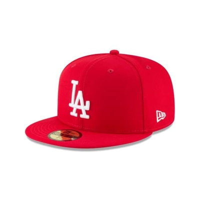 Sapca New Era Los Angeles Dodgers MLB Basic 59FIFTY Fitted - Rosii